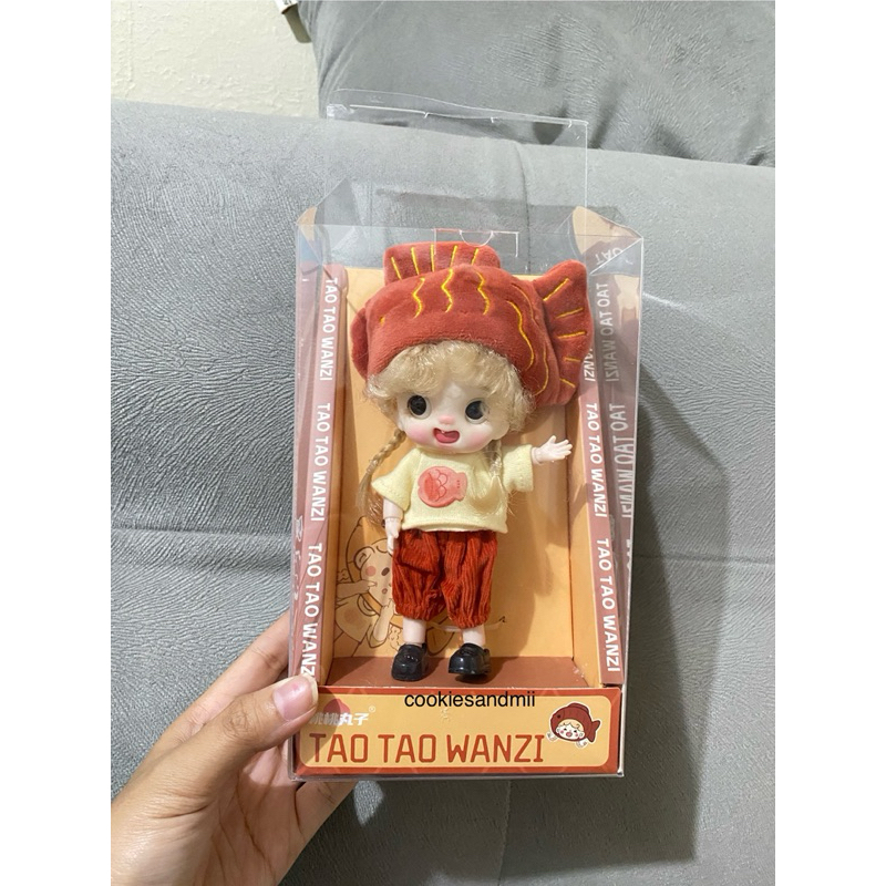 [READY STOCK] DOLL TAO TAO WANZI - BONEKA TAOTAO WANZI - TAIYAKI GIRL BROWN EDITION- DOLL MAINAN ANA