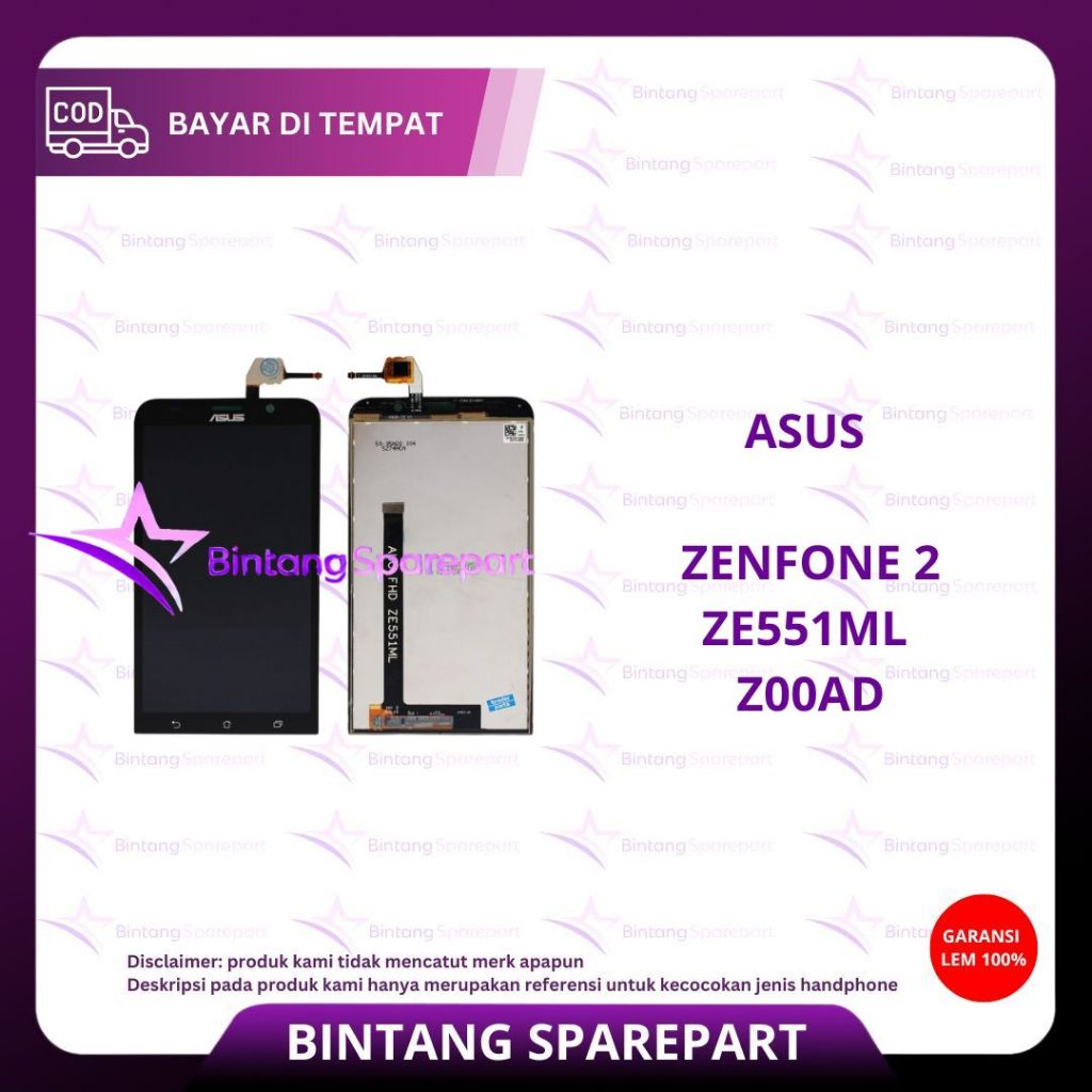 LCD TOUCHSCREEN ASUS ZENFONE 2 / ZE551ML / Z00AD