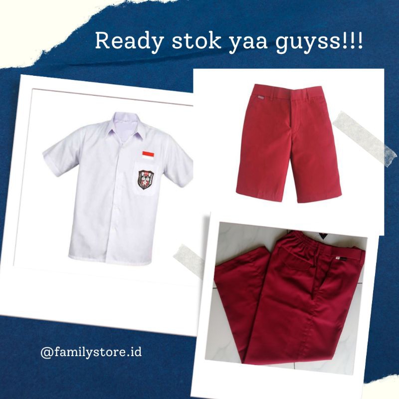 

TS BUSANA FAMILY STORE BAJU CELANA DAN ROK SD SMP DAN SMA/SMK