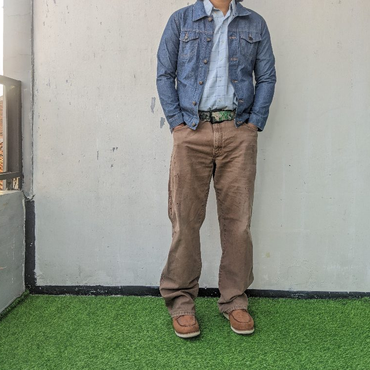 JACKET JEANS DENIM BROWNY 001