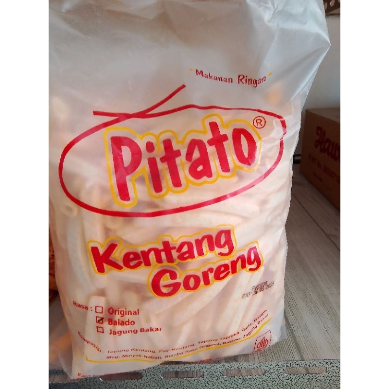 

PITATO KENTANG GORENG RASA BALADO 250 GRAM