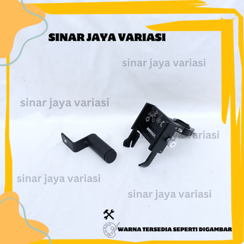 PAKET HOLDER GPS HP NMAX AEROX LEXI VARIO BEAT SCOOPY REVO SUPRA SPION PHONE HOLDER BG ALUMUNIUM STA