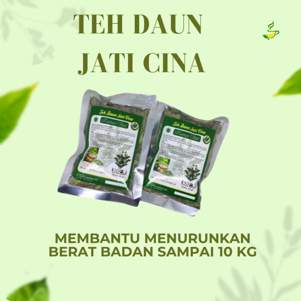 

Teh Hijau Celup Daun Herbal Jati Cina ANH Peluntur Lemak Pelangsing Badan Diet Detox Slimming Tea