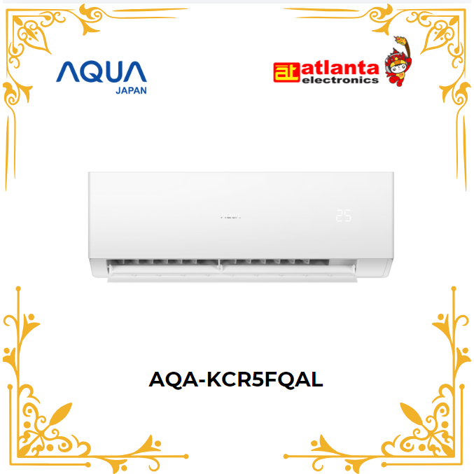 AQUA AQA-KCR5FQAL AC Split Standar 1/2 PK [0.5 PK] TurboCool R32