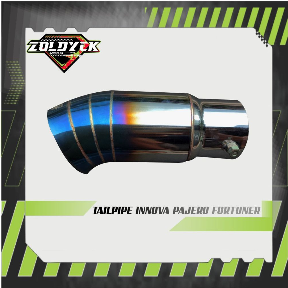 TAILPIPE INNOVA PAJERO FORTUNER - BURNTIP