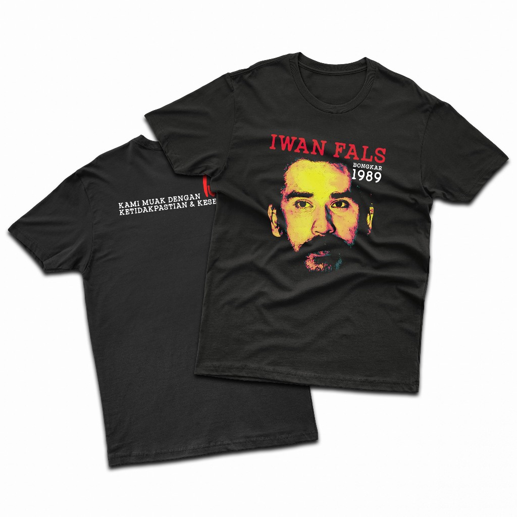 [PROMO] Kaos DIstro IWAN FALS BONGKAR | T-shirt Premium Iwan Fals Original Distro | kaos Music | kao