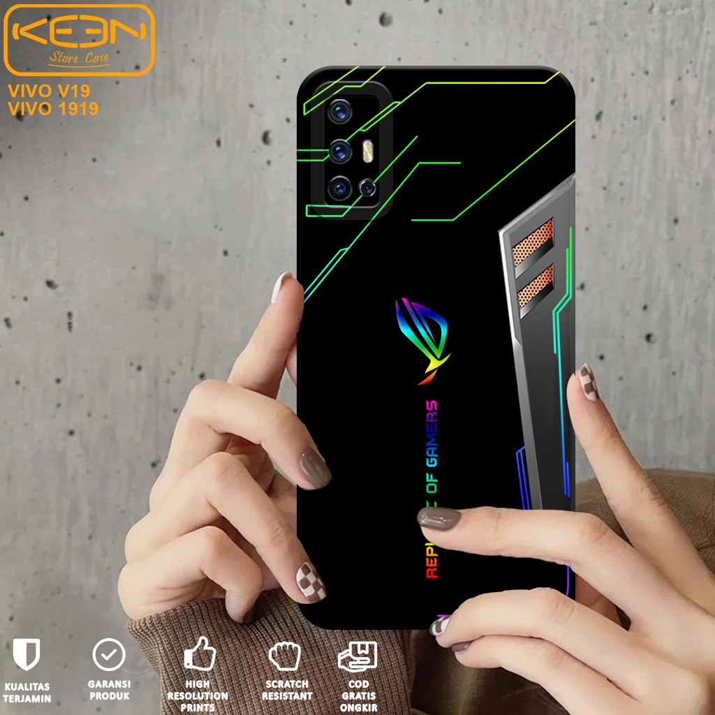 Case Hp Vivo 1919 - Casing Hp Vivo 1919 Motif ROG - Case Procamera - Softcase Hp Vivo 1919 - Silikon