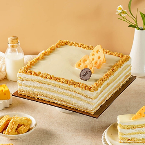 

DAPUR COKELAT - Kaasstengels Cake 20x20 cm | Kue Ulang Tahun