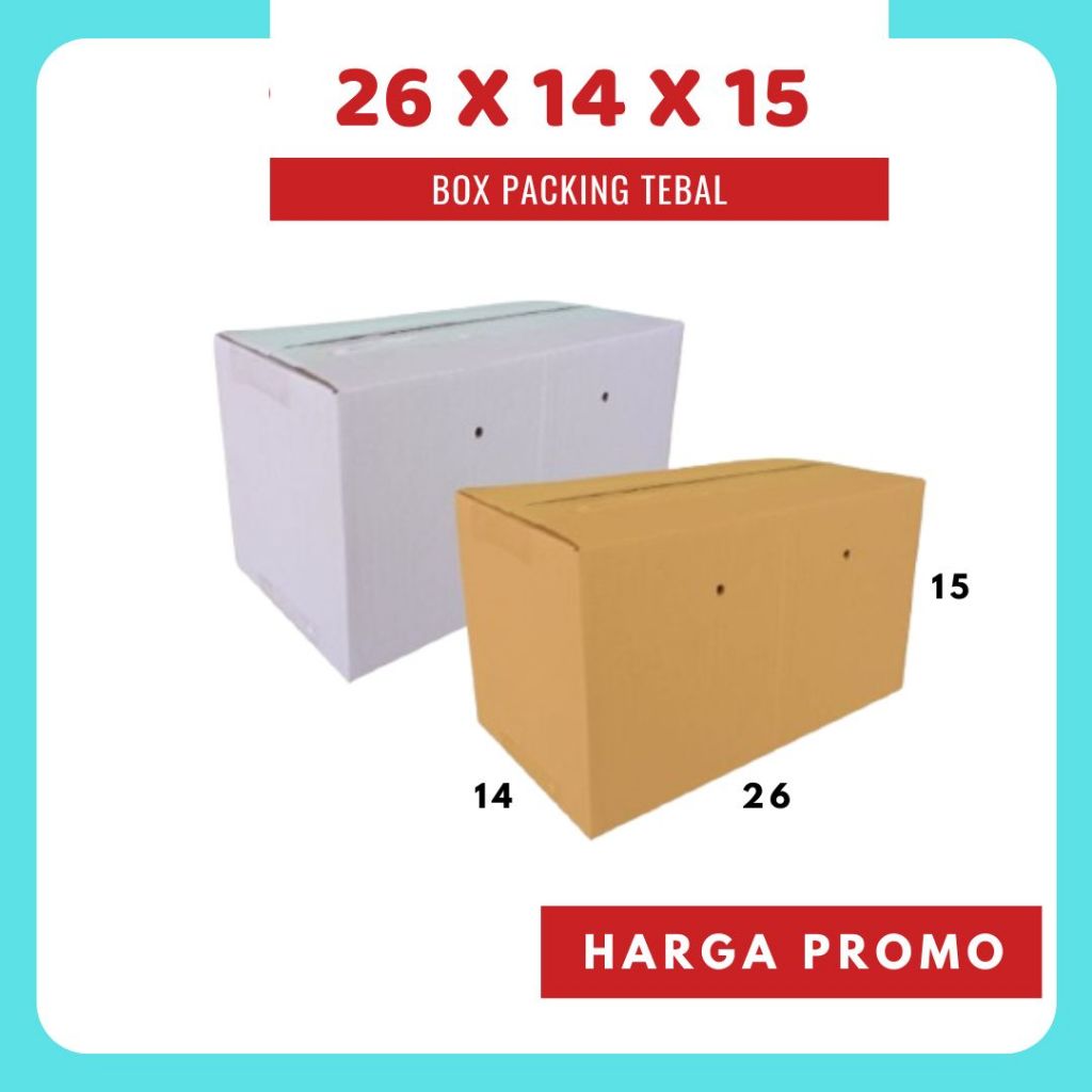 Kardus AMDK 26x14x15 (24x120ml)  | box | karton | kardus polos | kardus jadi | online shop | souveni