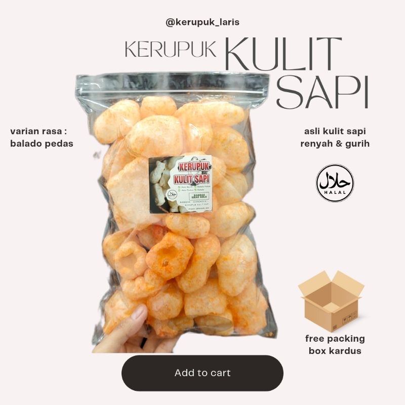 

RASA BALADO KERUPUK KULIT SAPI | RAMBAK | DOROKDOK