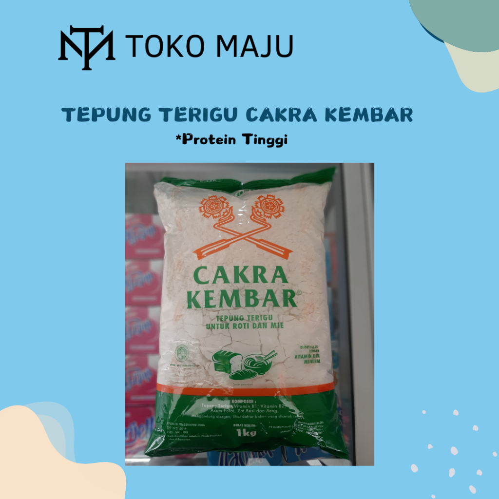 

Tepung Terigu Cakra Kembar 1kg