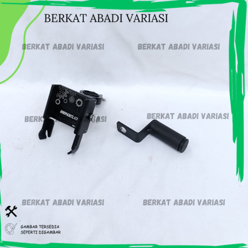 PAKET HOLDER GPS HP NMAX AEROX LEXI VARIO BEAT SCOOPY REVO SUPRA SPION PHONE HOLDER BG ALUMUNIUM STA