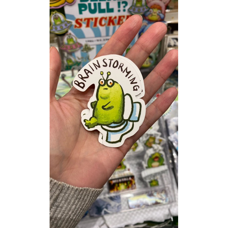 

BRAINSTORMING sticker die cut +- 6cm