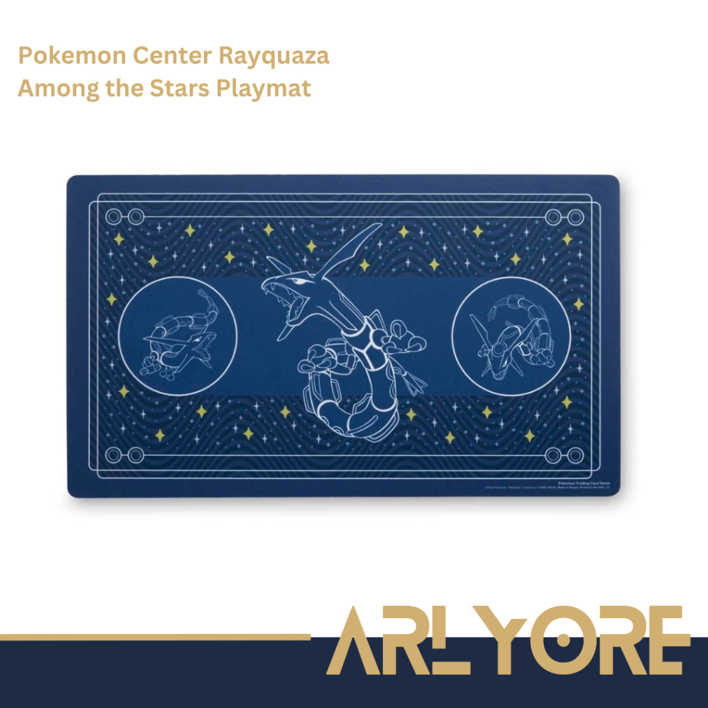 Pokemon TCG Merchandise Rayquaza Among The Stars Playmat Pokemon Center Merchandise