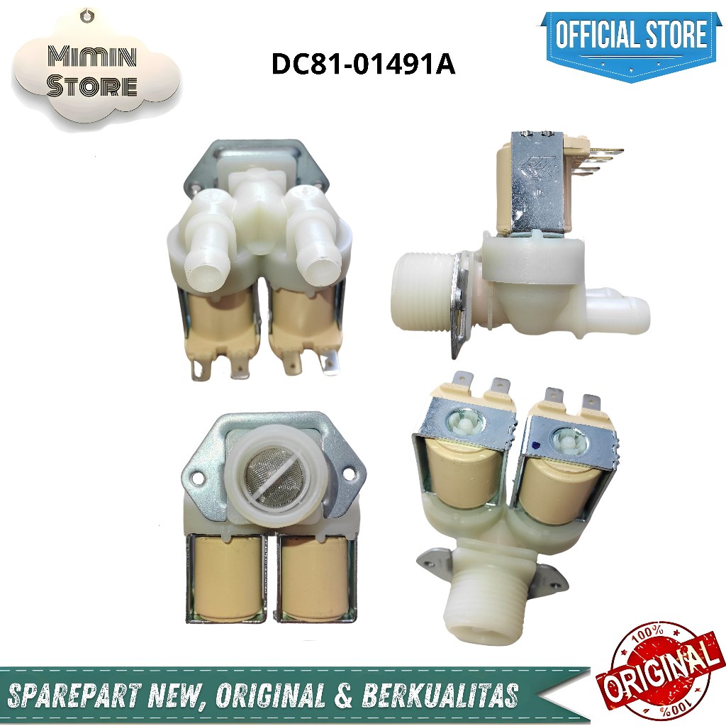 INLET WATER VALVE MESIN CUCI SAMSUNG ORIGINAL WW70T3020WW WW80T3040BW WW80T3040WW
