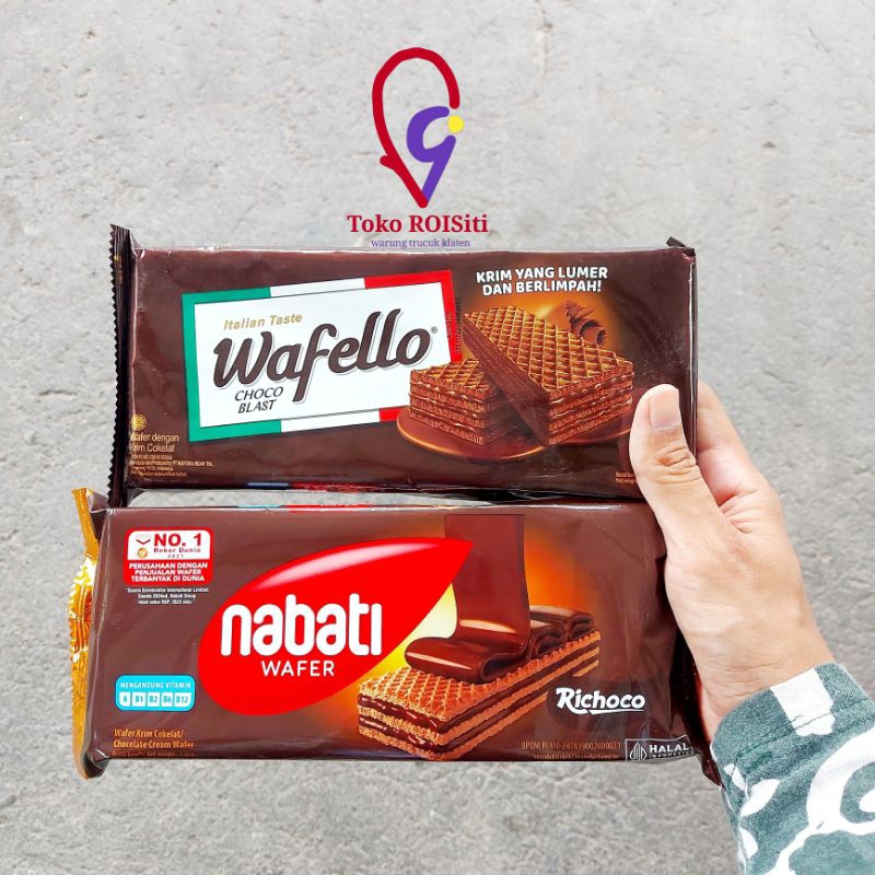 

wafello nabati wafer coklat