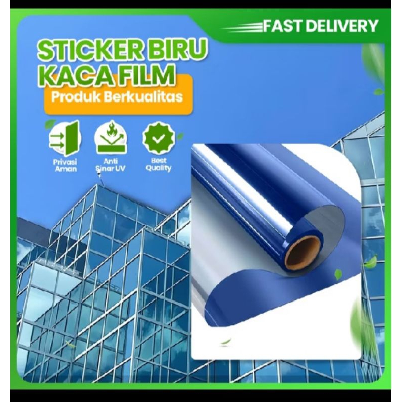 Kaca Film One Way Silver Blue Kaca Film Jendela Rumah Dan Mobil