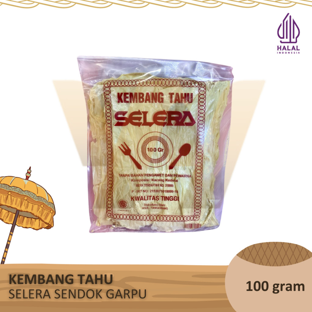 

Kembang Tahu Selera / Fucuk / Tauki Cap Sendok Garpu 100 gram