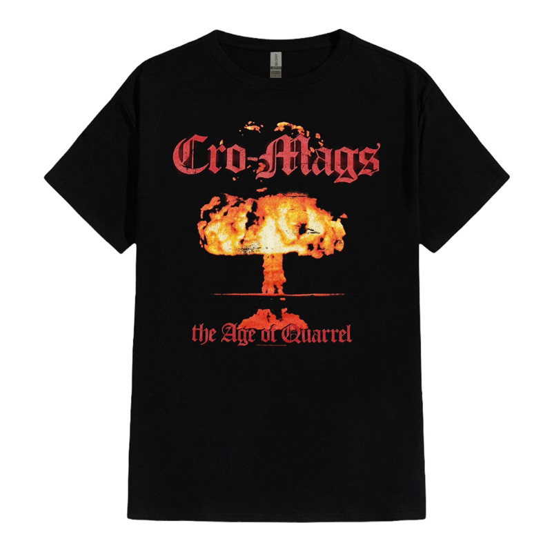 T-SHIRT / KAOS BAND OFFICIAL CRO-MAGS - THE AGE OF QUARREL