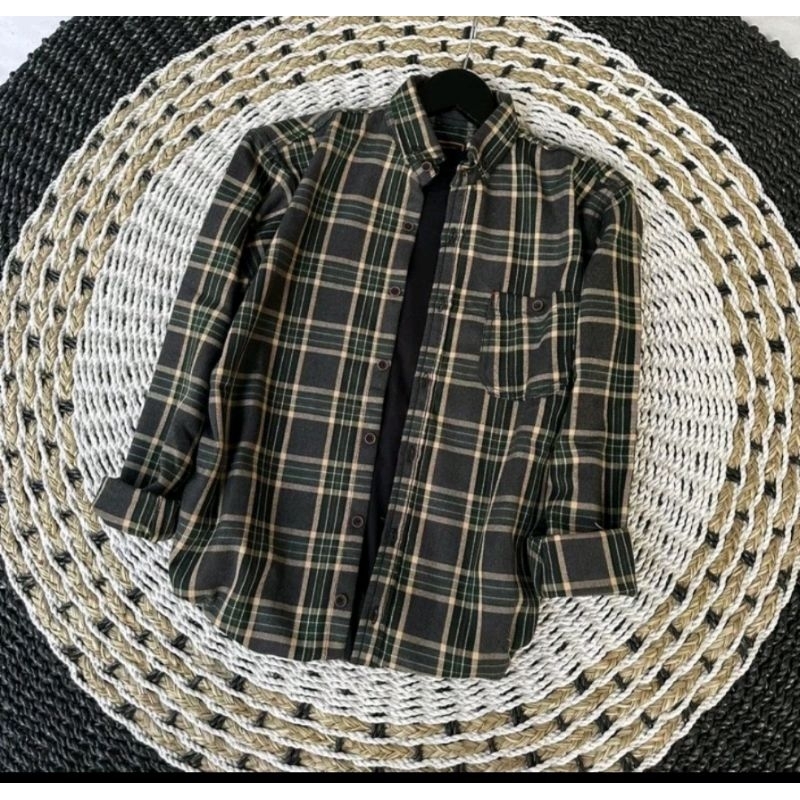 kemeja flannel pria_kemeja flannel lengan panjang-kemeja pria-kemeja flannel