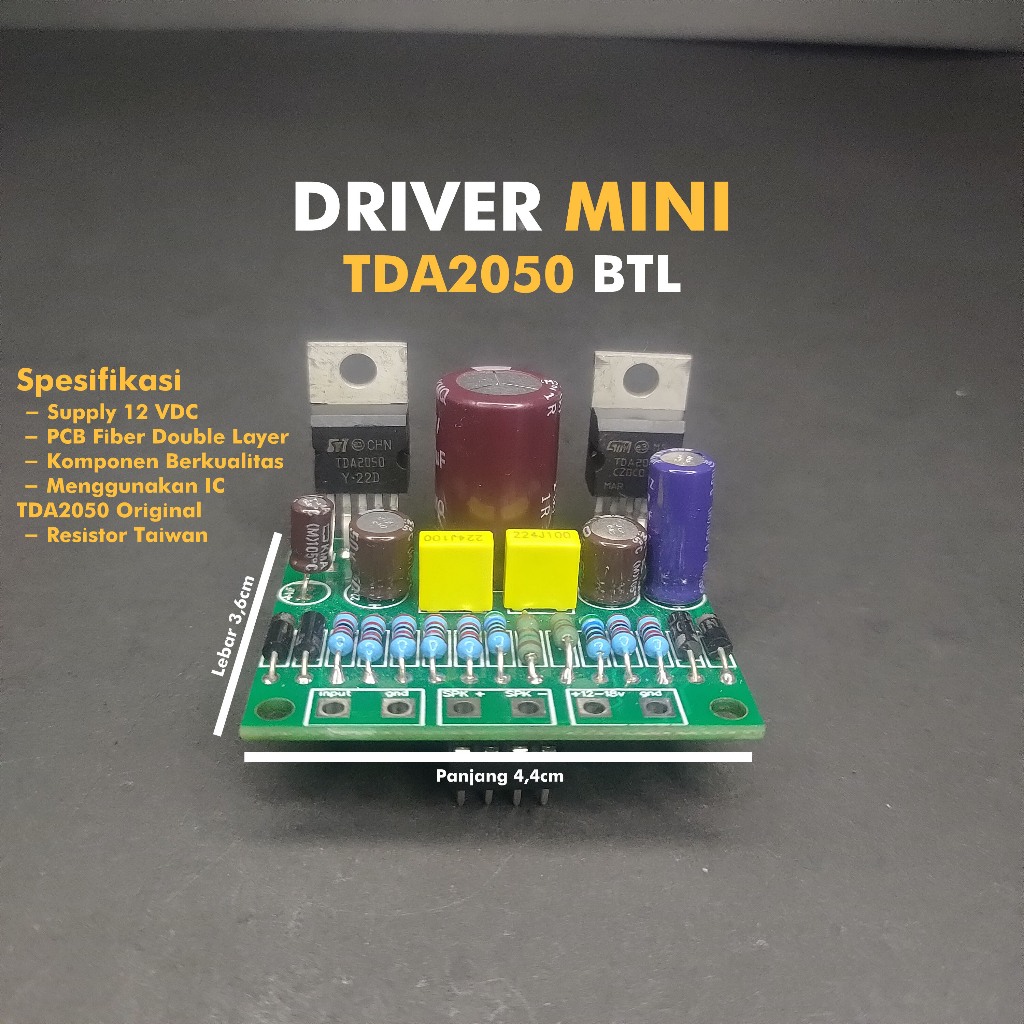 Mini Kit Driver TDA2050 BTL Mono / Mini Kit Driver BTL Mono