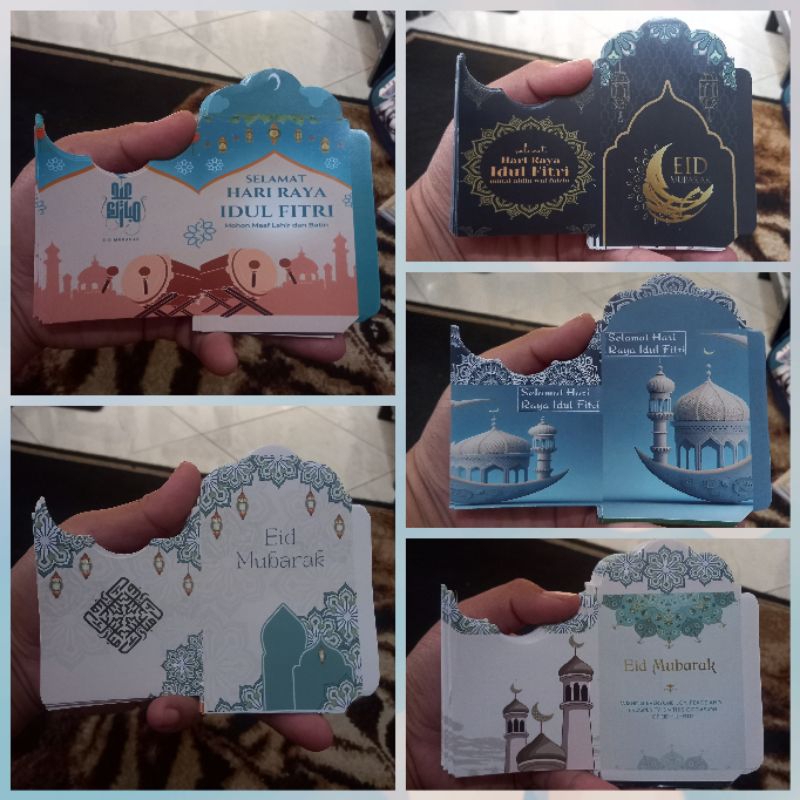 

Amplop lebaran 500lembar motif muslim