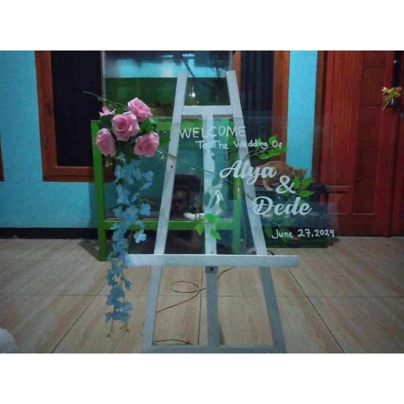 stand foto for wedding