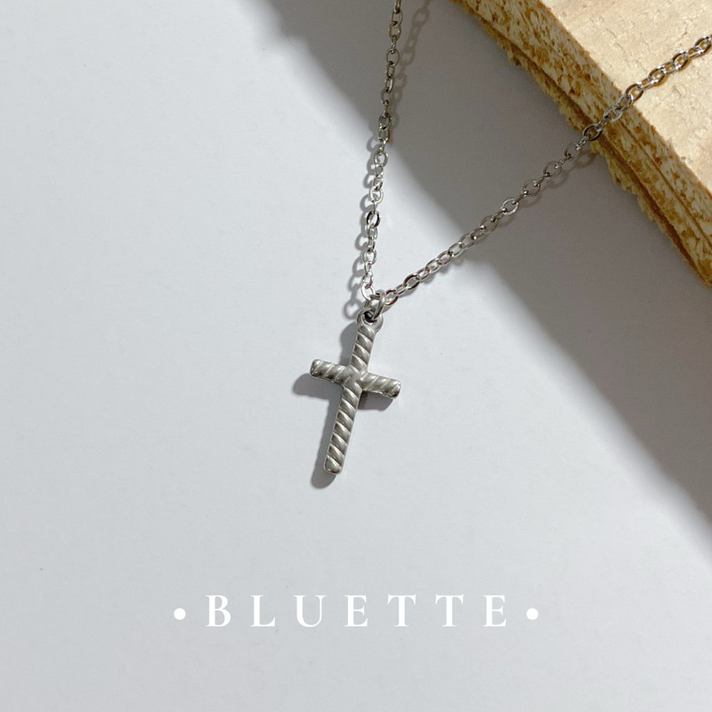 [Isaiah Cross Necklace] • kalung salib ANTI KARAT • Kalung salib stainless steel • kalung salib mone