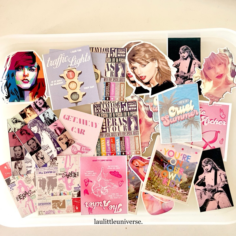 

Random Sticker Taylor Swift Aesthethic 20 pcs untuk Dekorasi Laptop Handphone Journal Planner Diary Scrapbook