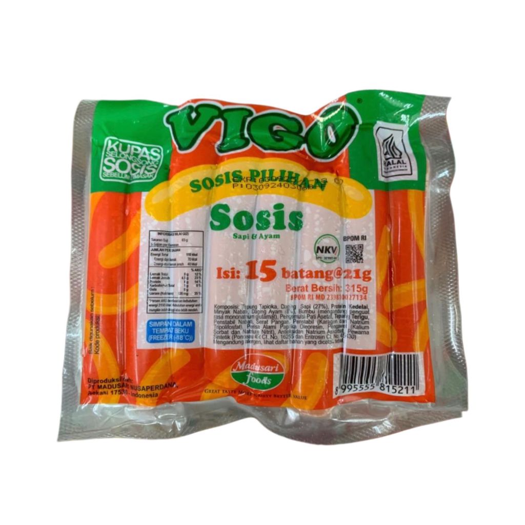 

VIGO SOSIS 15 PCS 330 GR