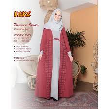 GAMIS DEWASA KEKE GDSRK 2103 CRIMSON RED