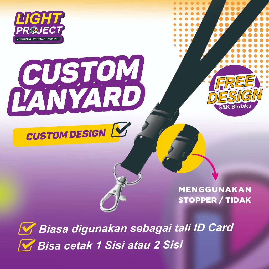 Tali Lanyard ID Card Design Custom