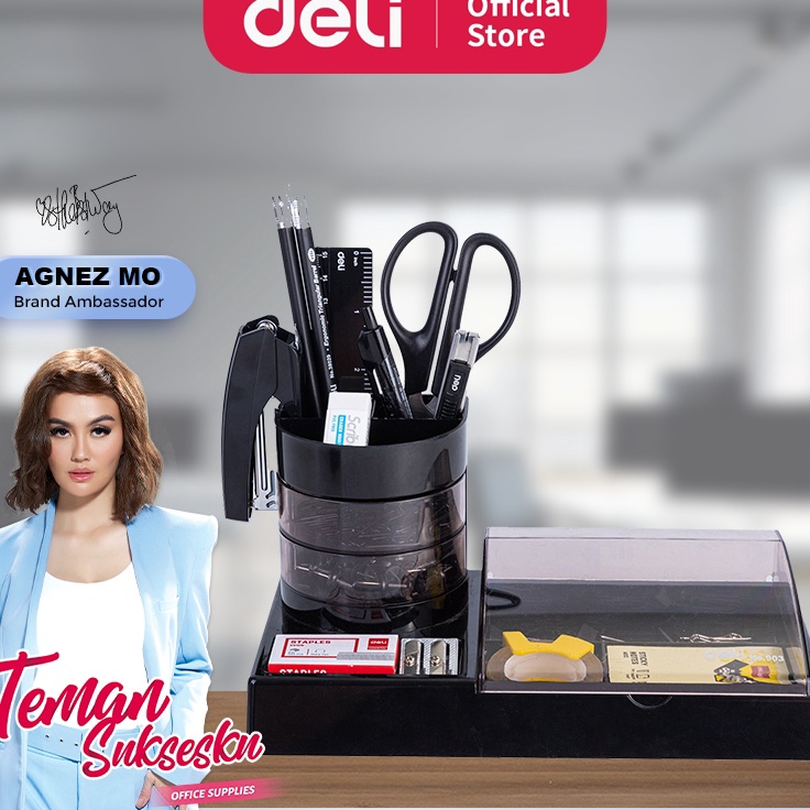 

Paling Terjamin Deli Set Alat Tulis Kantor ATK Stationary Set Paket Hemat Super Lengkap E38254