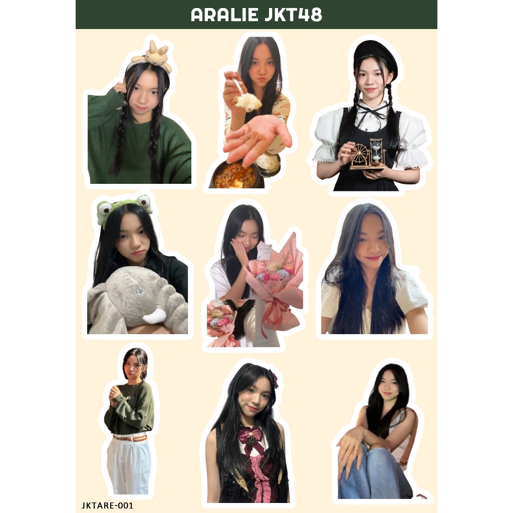 ARALIE STIKER JKT 48 I STIKER JKT 48 I JKT 48 NEW ERA I STIKER ARALIE JKT48 I STIKER HOLOGRAM JKT48