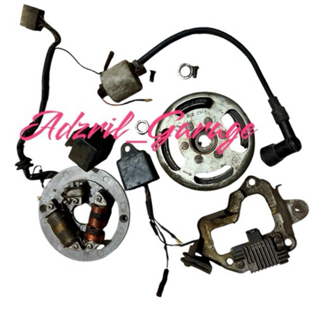 pengapian set cdi magnet spul yamaha v80 robot sdx super deluxe robot cdi spul Pulser Koil Magnit Pl