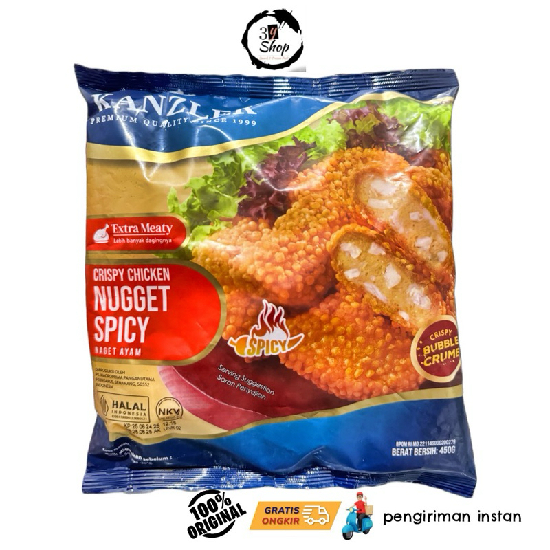 

CRISPY CHIKEN NUGGET SPICY KANZLER 450 gr