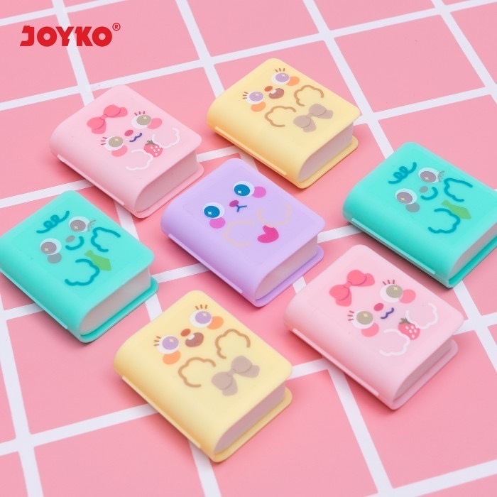 

Penghapus Joyko ER-131 Notebook Sharpener Eraser 2 in 1 Rautan dan Penghapus