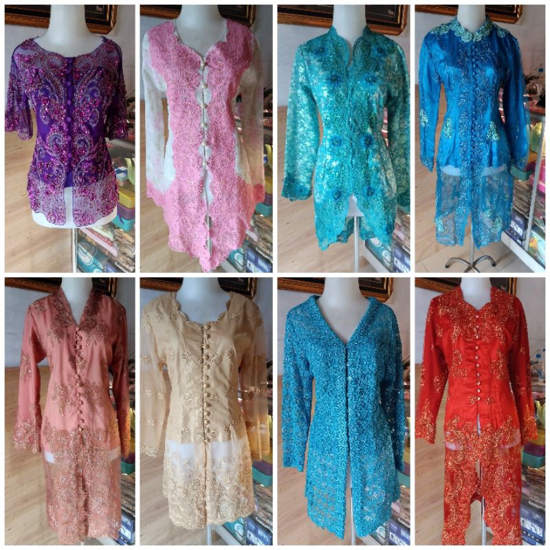 PRELOVED KEBAYA BROKAT PAYET RENDA ROK SELENDANG BATIK TRADISIONAL