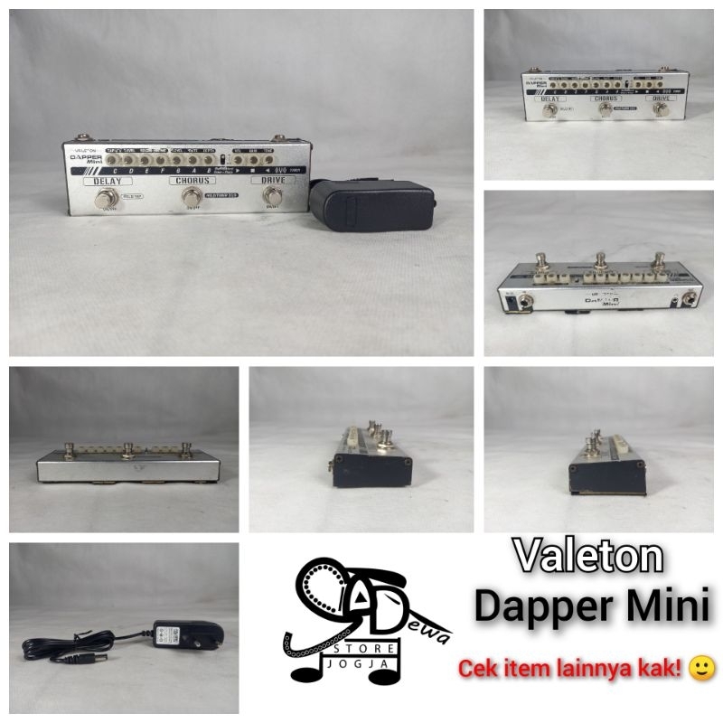 VALETON DAPPER MINI EFEK ELECTRIC GITAR ELEKTRIK DAPER  STRIP pedal bekas preloved 2nd second seken