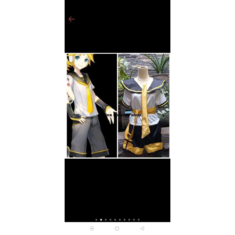 Len Vocaloid Project Sekai Costume Coeplay