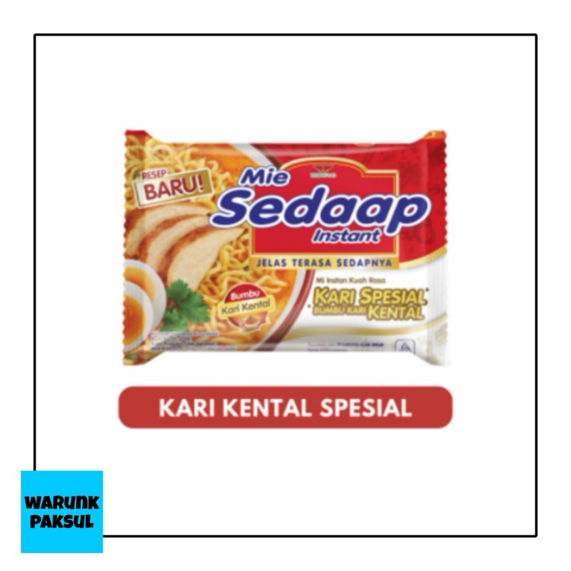 

MIE SEDAAP KARI KENTAL SPECIAL 75G 5PCS