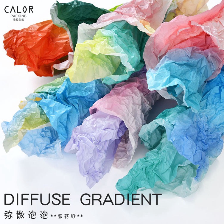 

Ready Hari Ini kertas bunga 2 lembar Gradient Pear Paper Wrapping paperKertas Bunga Murah
