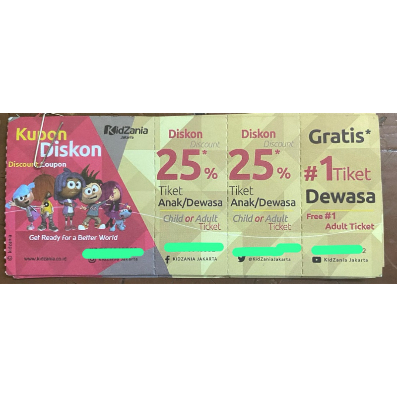 Voucher Kidzania (Weekend Only)