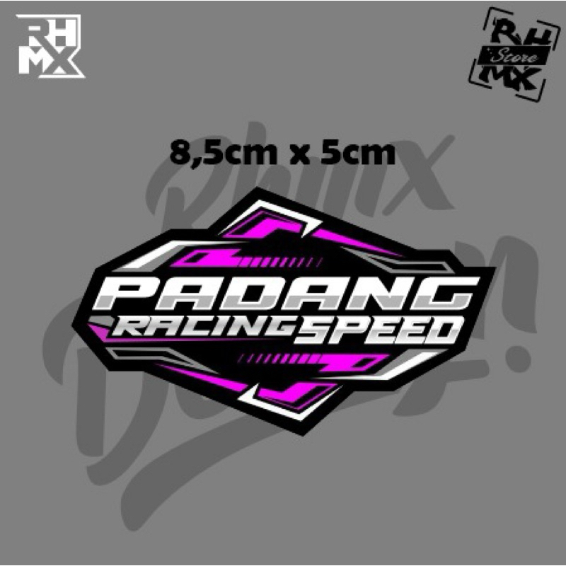 sticker padang racing pack motor viral terbaru stiker PADANG RACING SPEED vinyl stiker list sponsor 