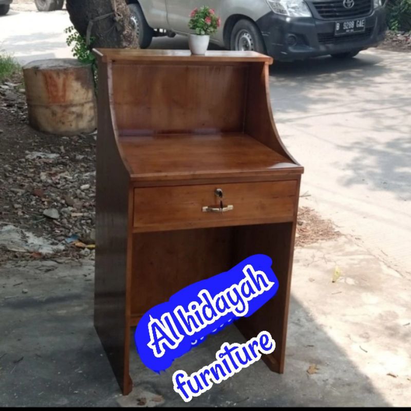 Meja Kasir Meja Bartender Meja kasir Murah Kayu Jati Belanda