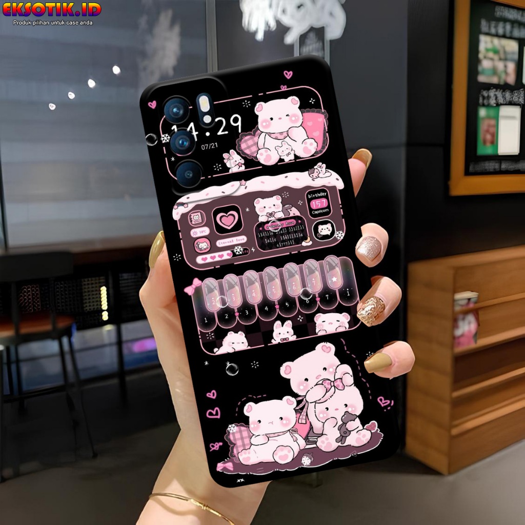 Case Oppo Reno 6 5G - Casing Oppo Reno 6 5G  - Fashion Case - Silikon Oppo Reno 6 5G  - Motif Keren 