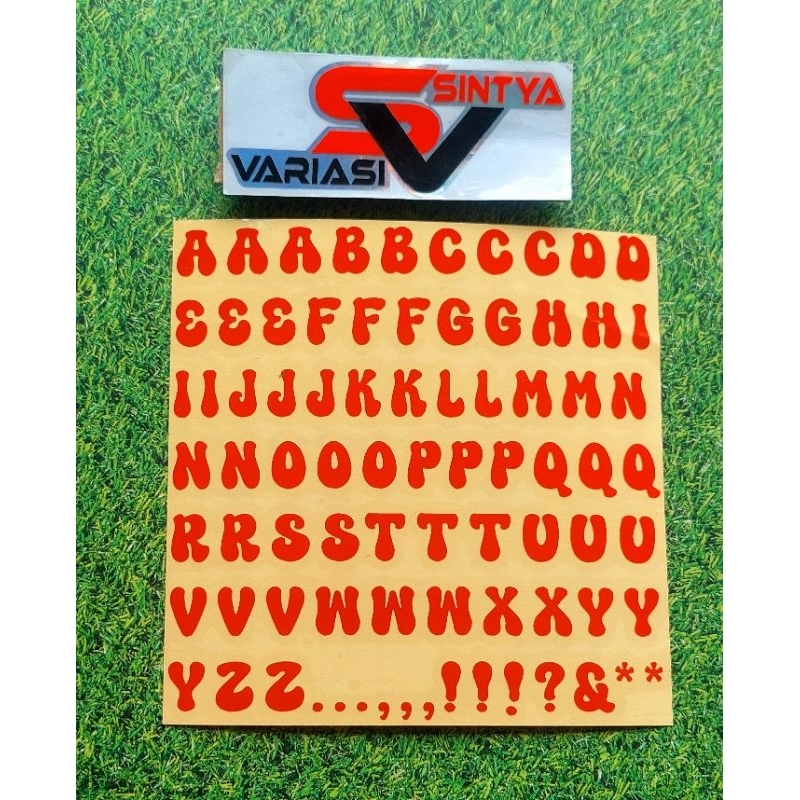 

STICKER ABJAD STICKER CUTTING SERBAGUNA STICKER TERMURAH