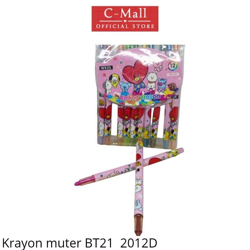 

C-Mall Krayon Putar Panjang BTS / BT 21/ Karakter