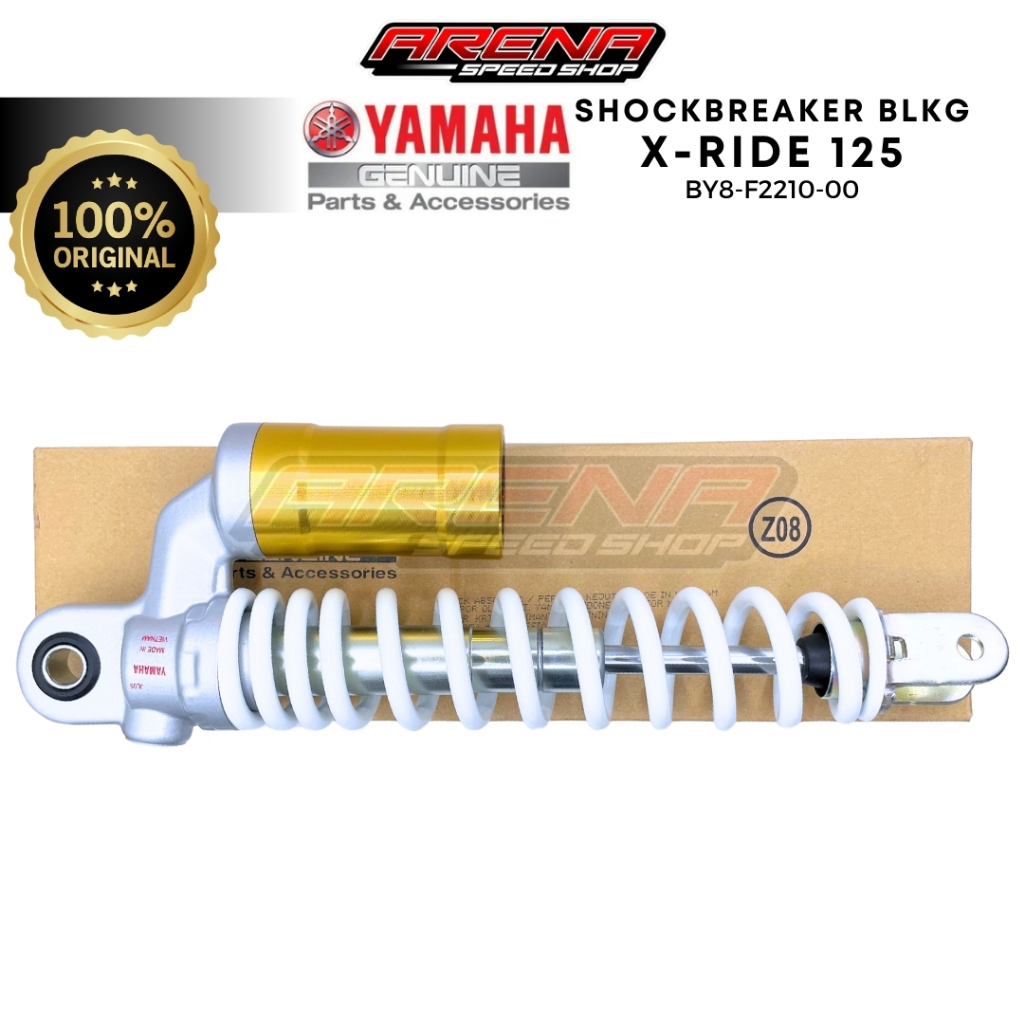 YGP BY8-F2210-00 Shock Absorber Assy X-Ride 125 335mm - Shock Tabung X Ride 115 Original Yamaha