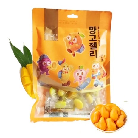 

CANDY / SNACK IMPORT / PERMEN LUNAK / PERMEN JELLY / PERMEN BUAH / SWEETS TYL 300GR MANGGA